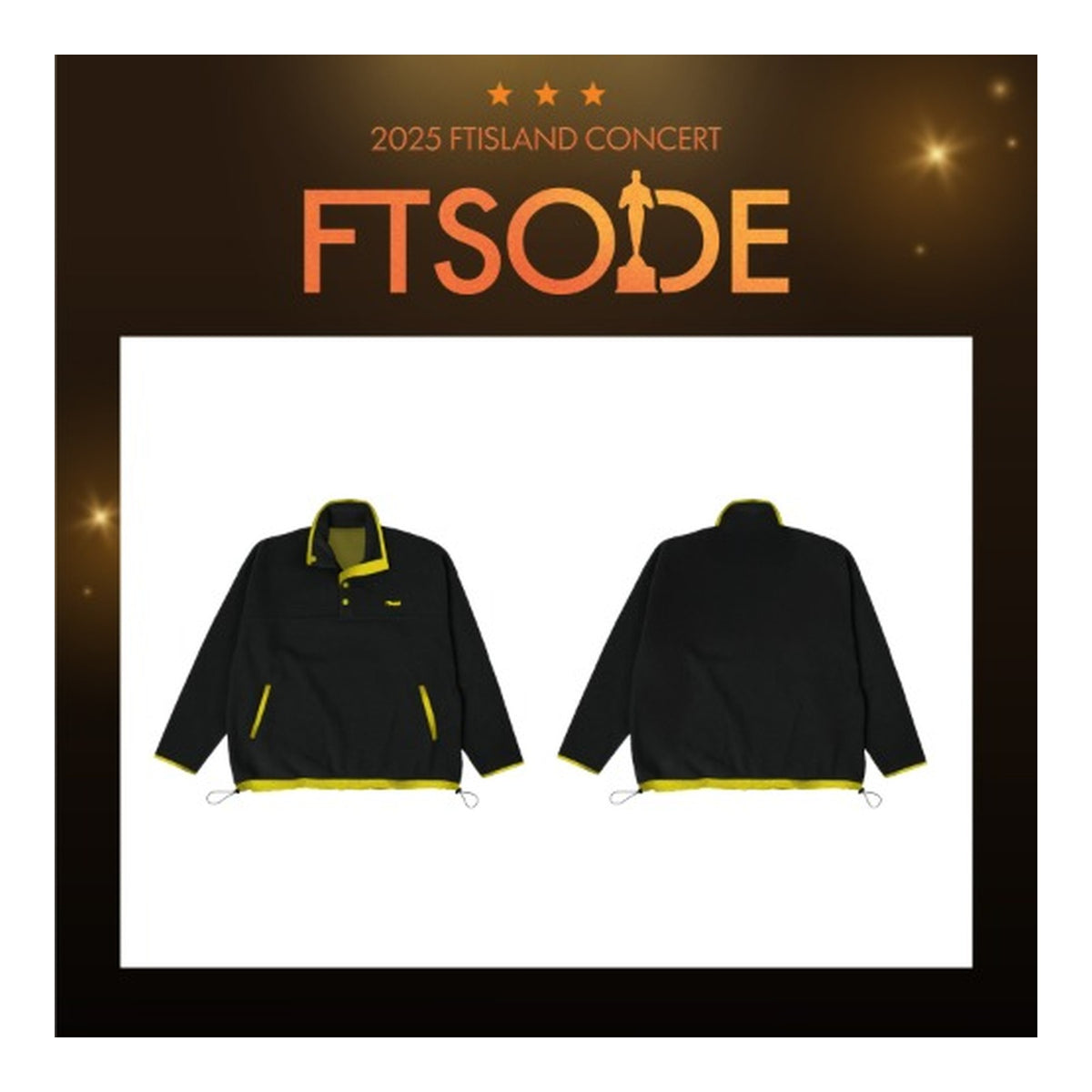 2025 FTISLAND CONCERT 'FTSODE' MD - HALF ZIP FLEECE PULLOVER - image 1