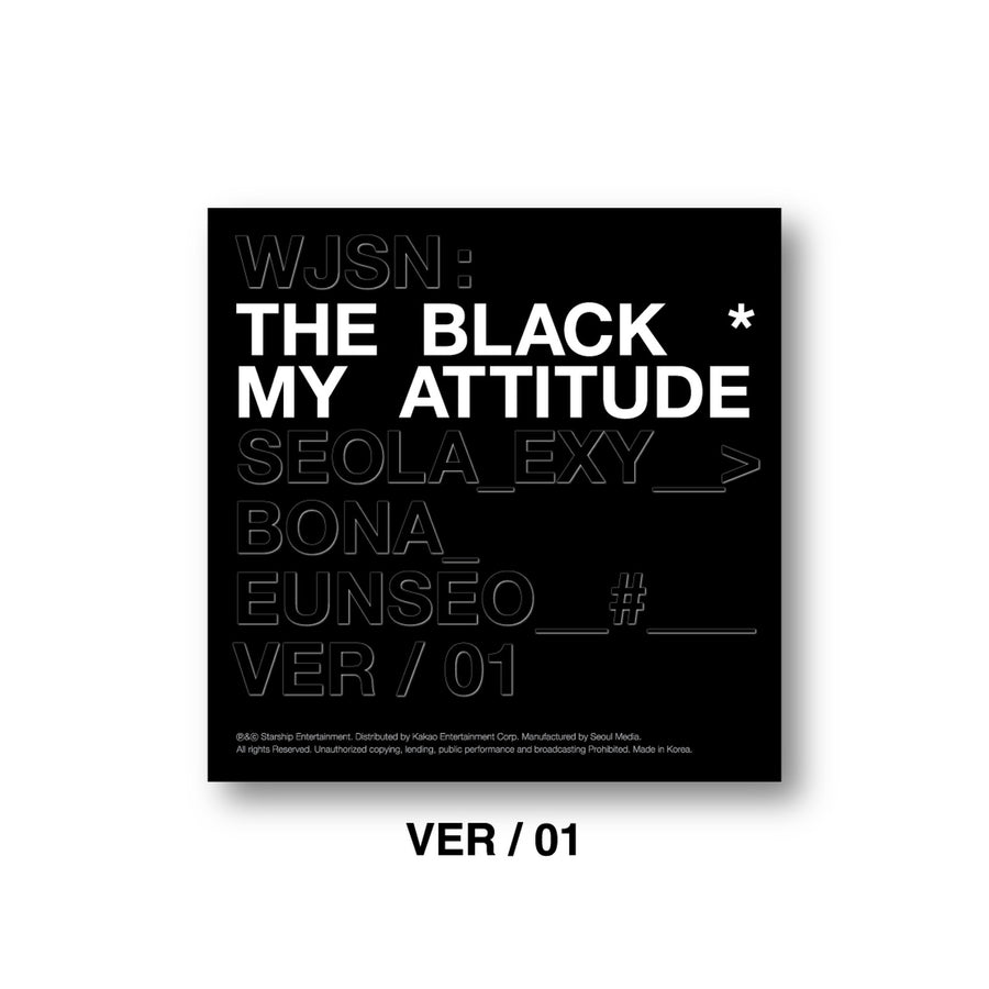 (VER.1) WJSN THE BLACK 1ST SINGLE ALBUM MY ATTITUDE - image 1