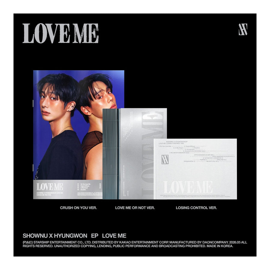 SHOWNU X HYUNGWON EP LOVE ME (Version Set) - image 1