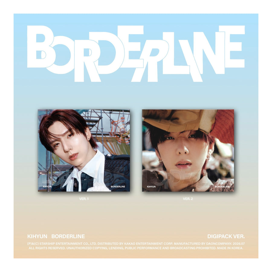 (DIGIPACK SET) KIHYUN EP BORDERLINE - image 1