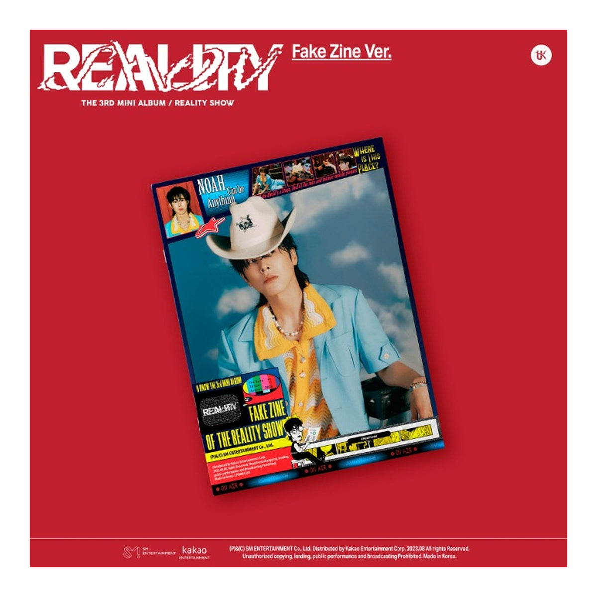 U-KNOW The 3rd mini Album [Reality Show] (Fake Zine Ver.) - image 1