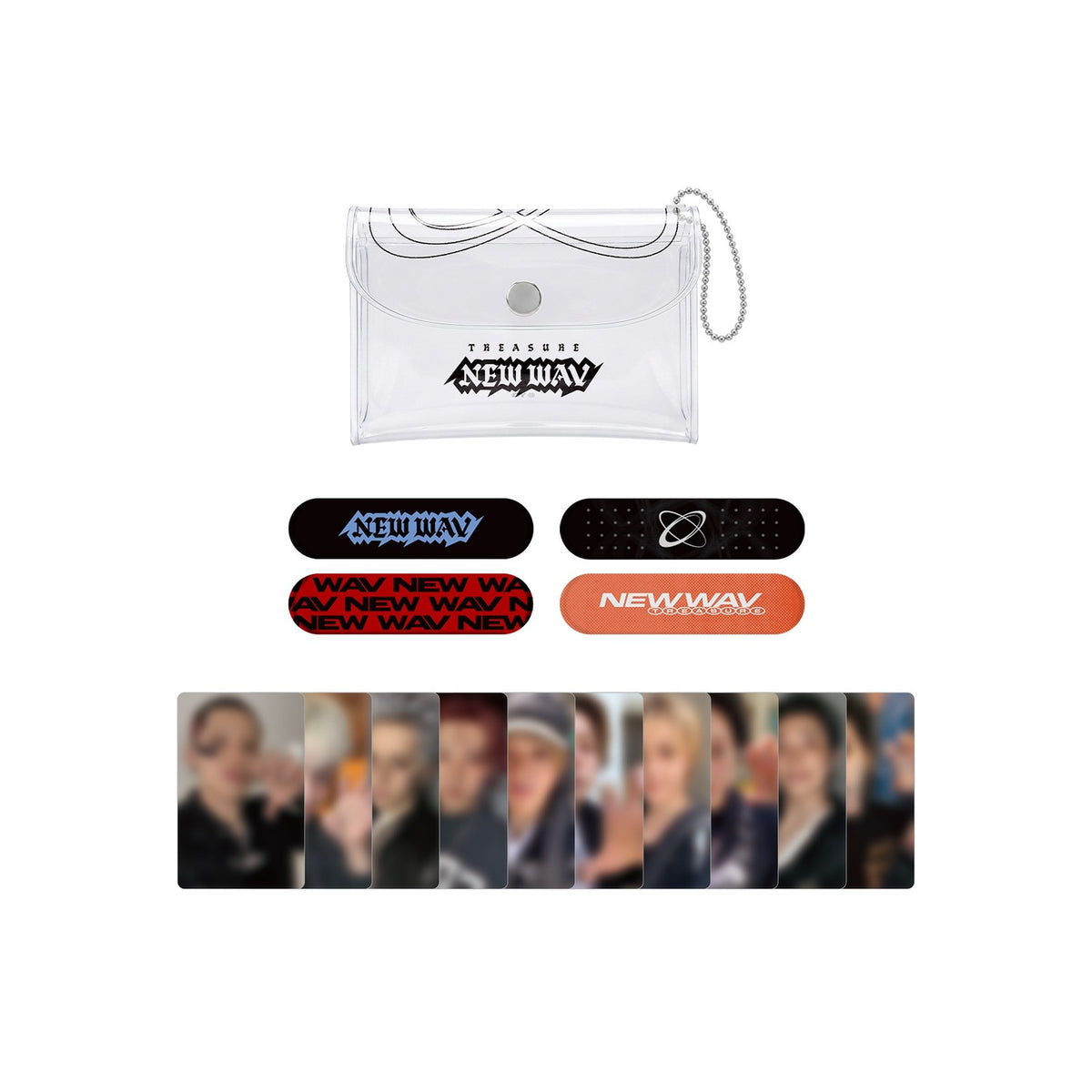 [NEWWAV] TREASURE PVC PHOTOCARD POUCH SET - image 1
