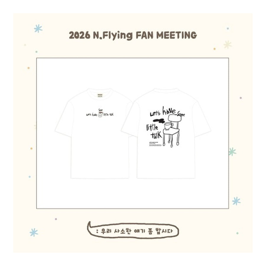 N.Flying 2026 FAN MEETING ‘Let’s have some little talk’ Official T-Shirt - image 1