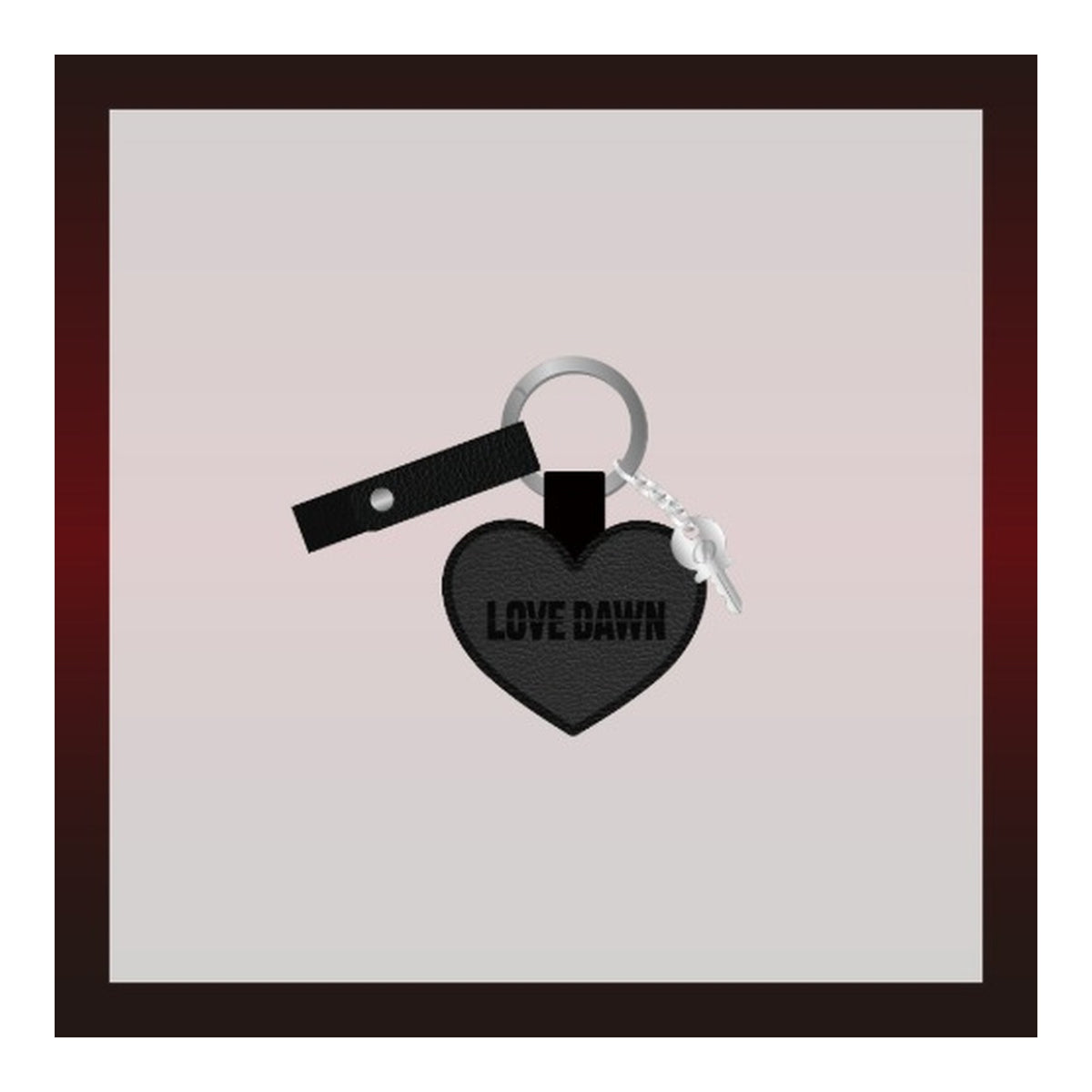 2025 SF9 LIVE FANTASY #5 LOVE DAWN _ HEART KEYCHAIN - image 1
