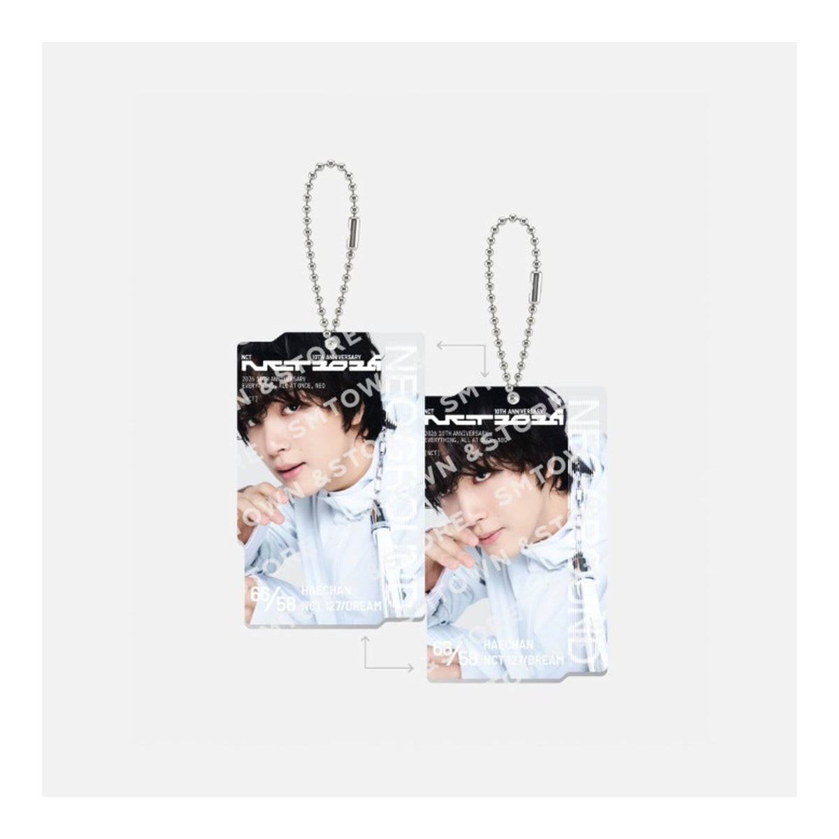 2026 NCT 10TH ANNIVERSARY [NCT 2026] POP UP: NEO GROUND RANDOM LENTICULAR ACRYLIC KEY RING - image 1