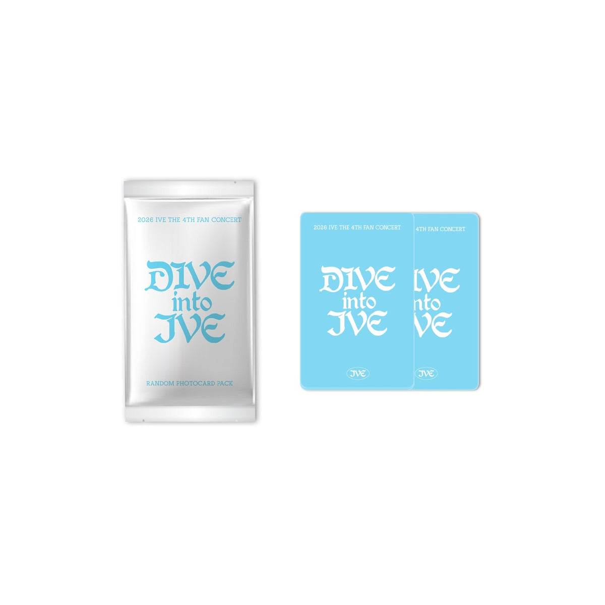 IVE THE 4TH FAN CONCERT [DIVE into IVE] - Random Photocard Pack - image 1