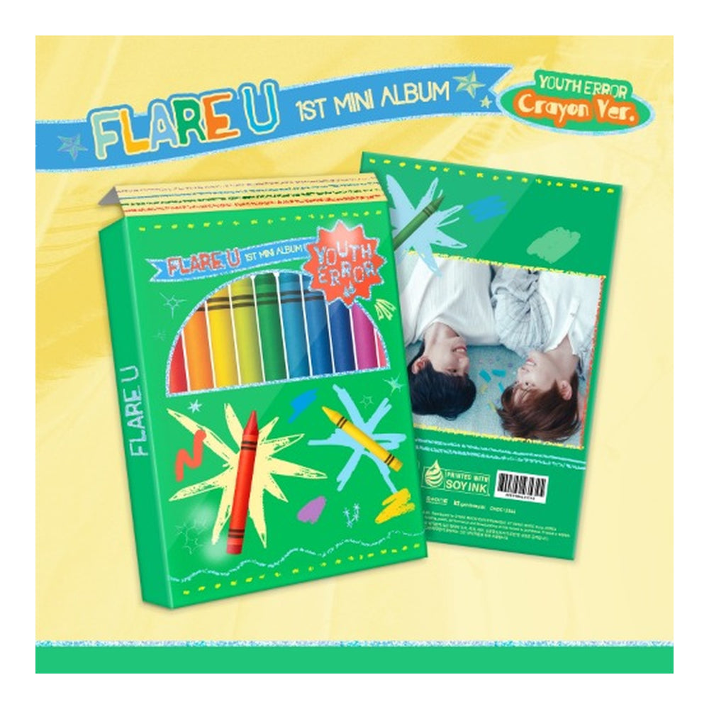 FLARE U 1st Mini Album [YOUTH ERROR] - Crayon Version - image 1