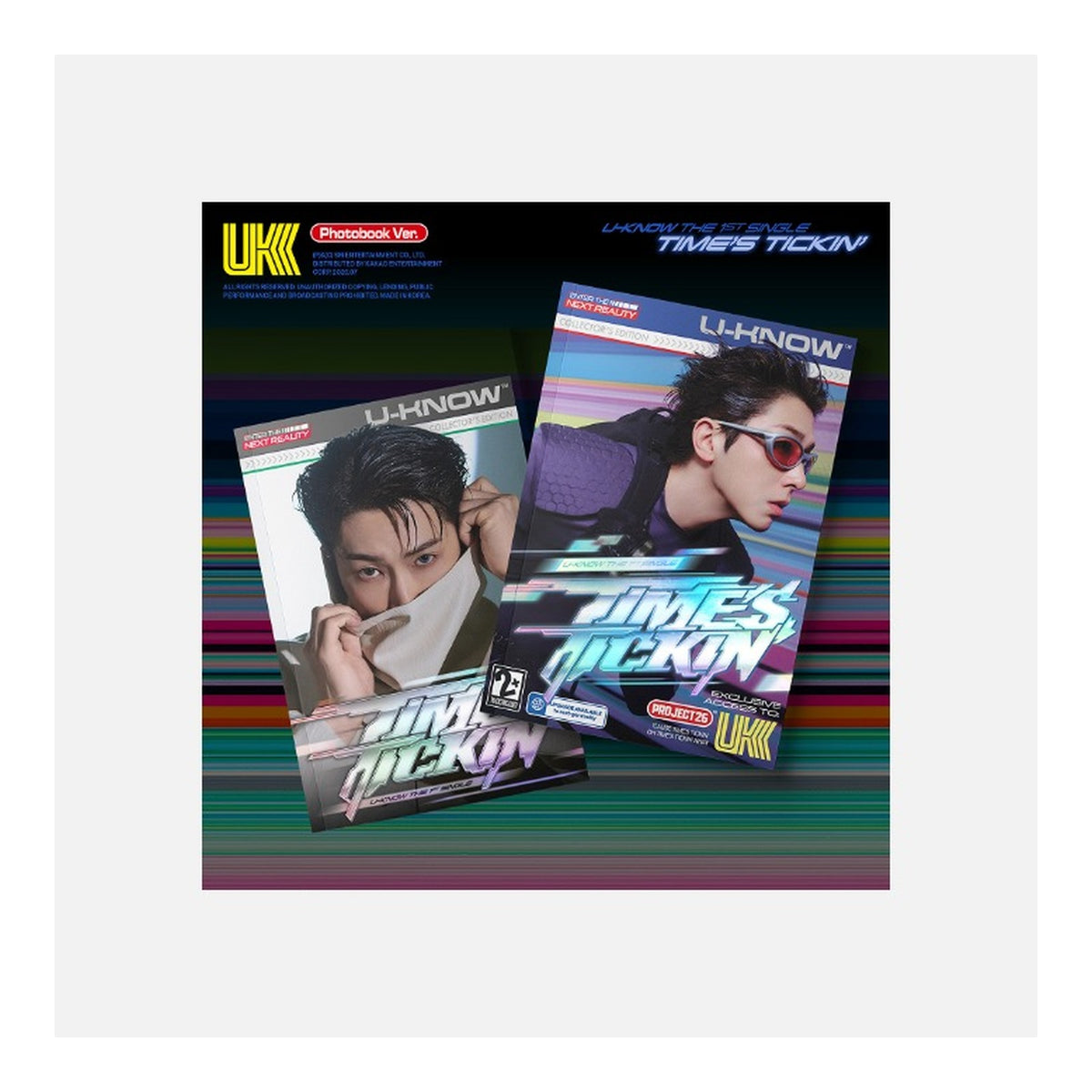 U-KNOW The 1st Single Album [Time’s Tickin’] (Photobook Ver.) - image 1
