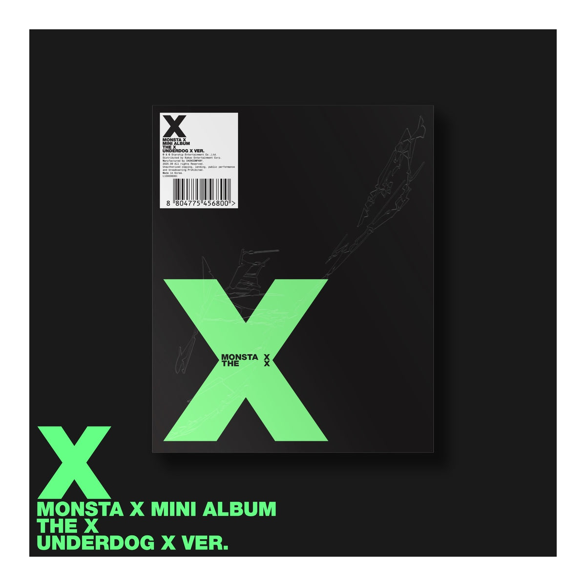 (UNDERDOG X VER.) MONSTA X MINI ALBUM THE X - image 1