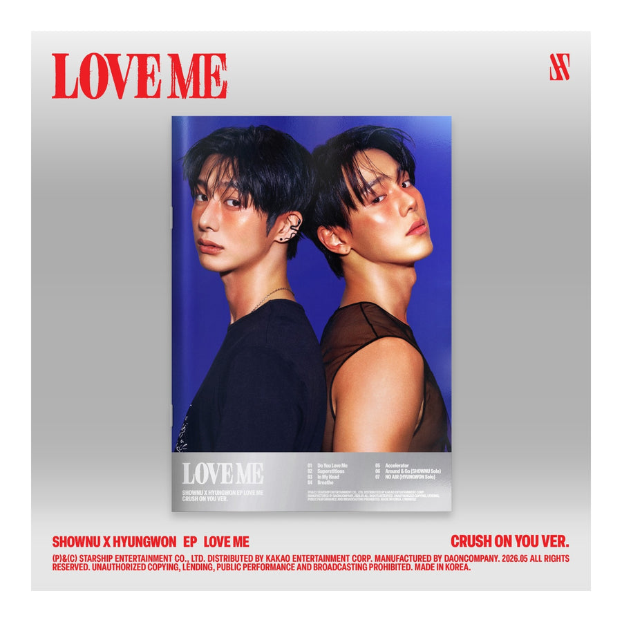 (CRUSH ON YOU VER.) SHOWNU X HYUNGWON EP LOVE ME - image 1