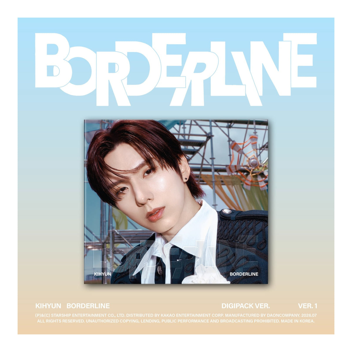 (DIGIPACK VER.1) KIHYUN EP BORDERLINE - image 1