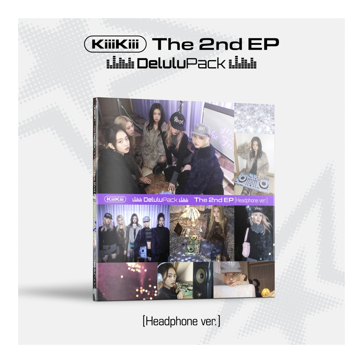 (Headphone. Ver.) KiiiKiii The 2nd EP [Delulu Pack] - image 1