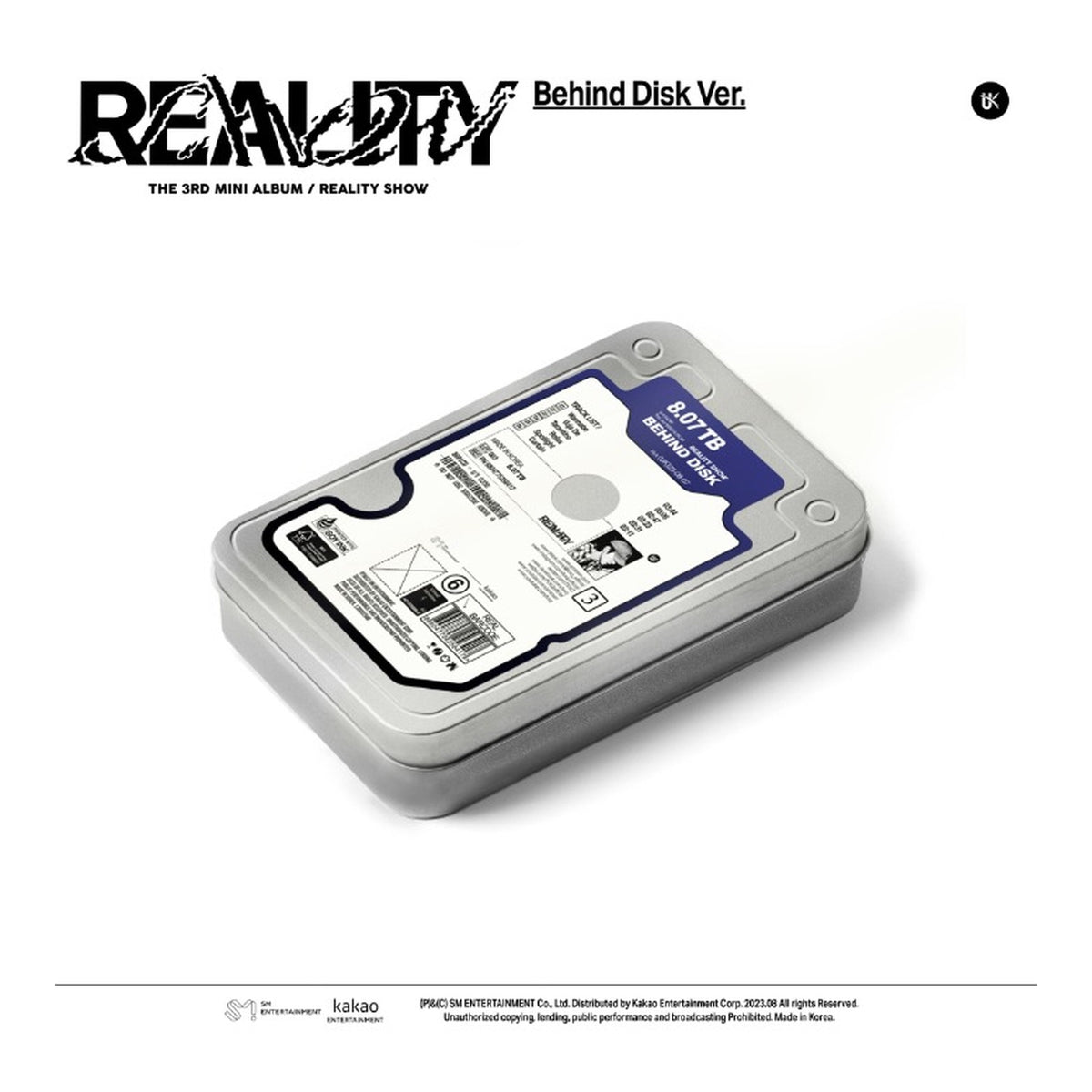 U-KNOW The 3rd Mini Album [Reality Show] (Behind Disk Ver.) (First Press Limited Edition) - image 1