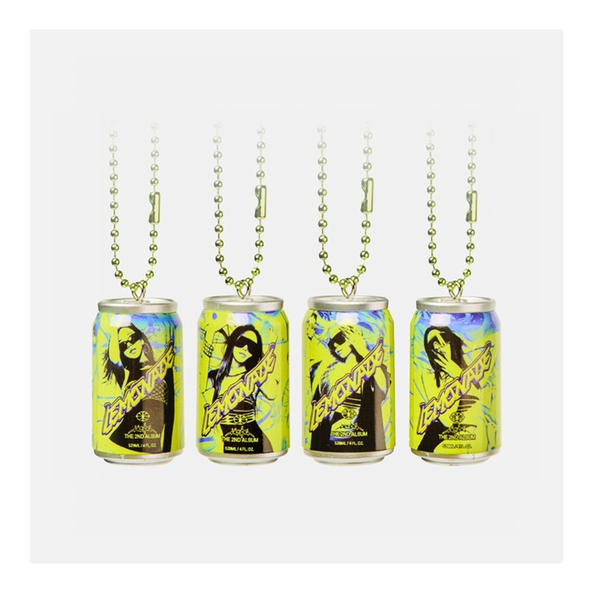 2026 aespa WEEK - MAKE IT LEMONADE RANDOM MINI CAN KEYRING (1 of 4 Random Designs, Not Selectable) - image 1