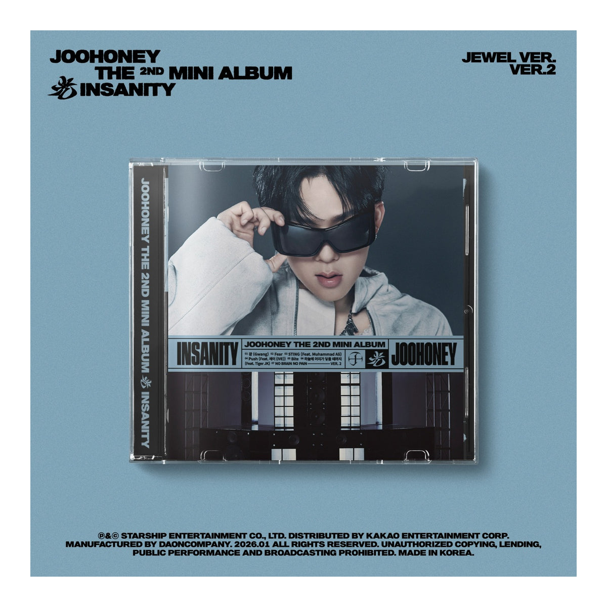 (JEWEL VER.2) JOOHONEY THE 2ND MINI ALBUM (INSANITY) - image 1