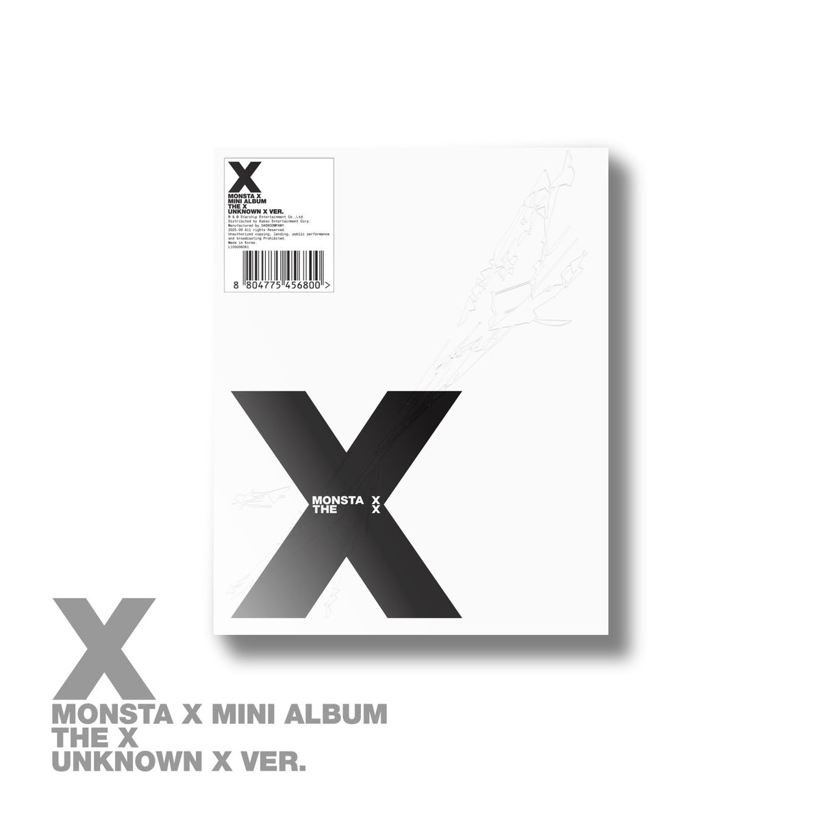 (UNKNOWN X VER.) MONSTA X MINI ALBUM THE X - image 1
