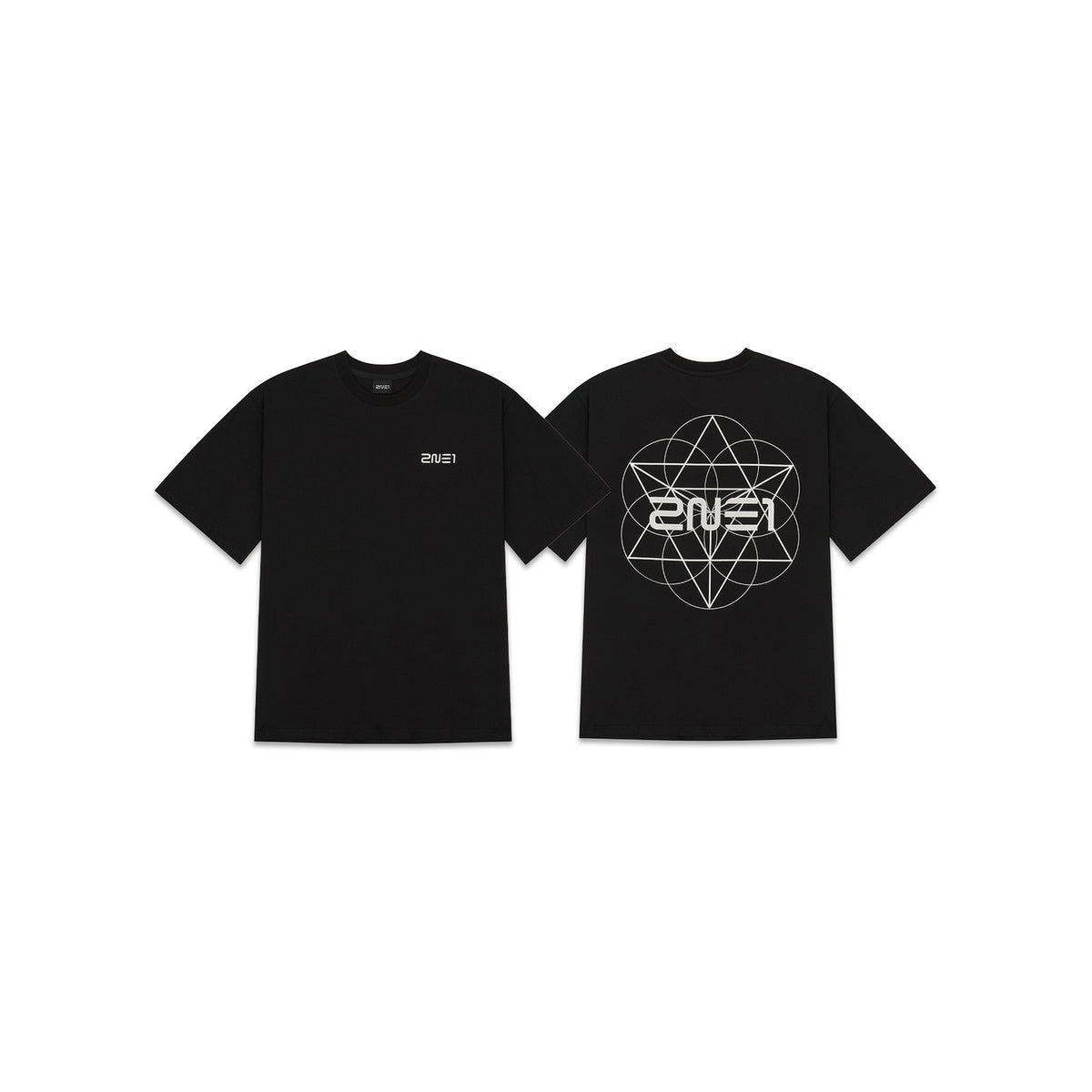 [WELCOMEBACK] 2NE1 SYMBOL T-SHIRT_BLACK - image 1