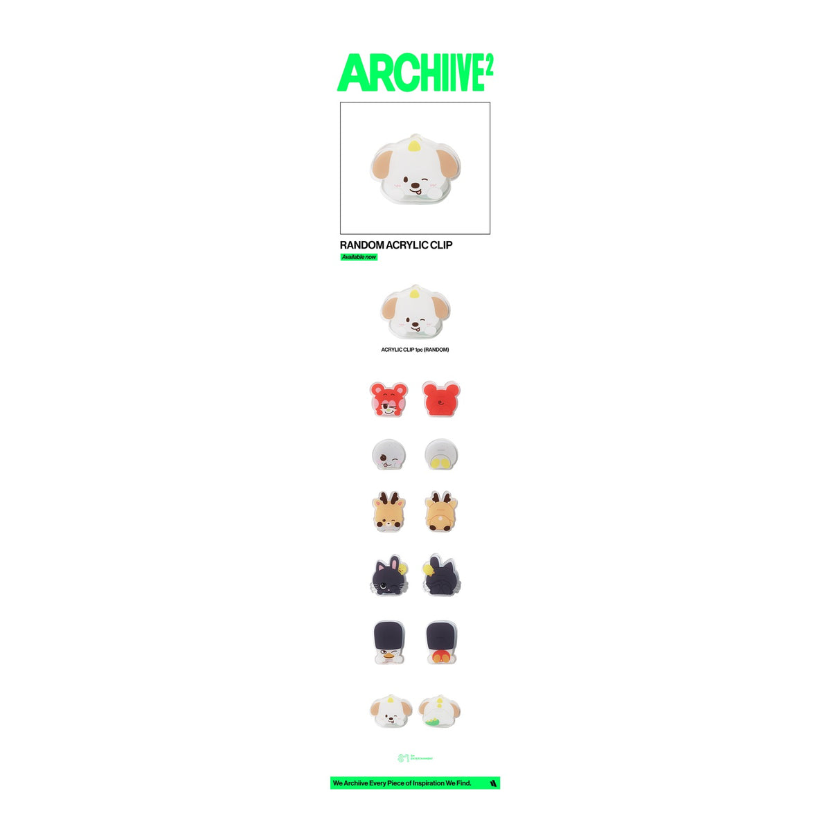 2026 RIIZE POP-UP [ARCHIIVE2] RANDOM ACRYLIC CLIP - image 1