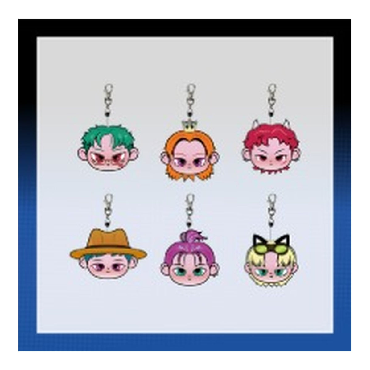 P1Harmony [P1ustage H : MOST WANTED] Official MD P1KIDS Face Reel Keyring - image 2