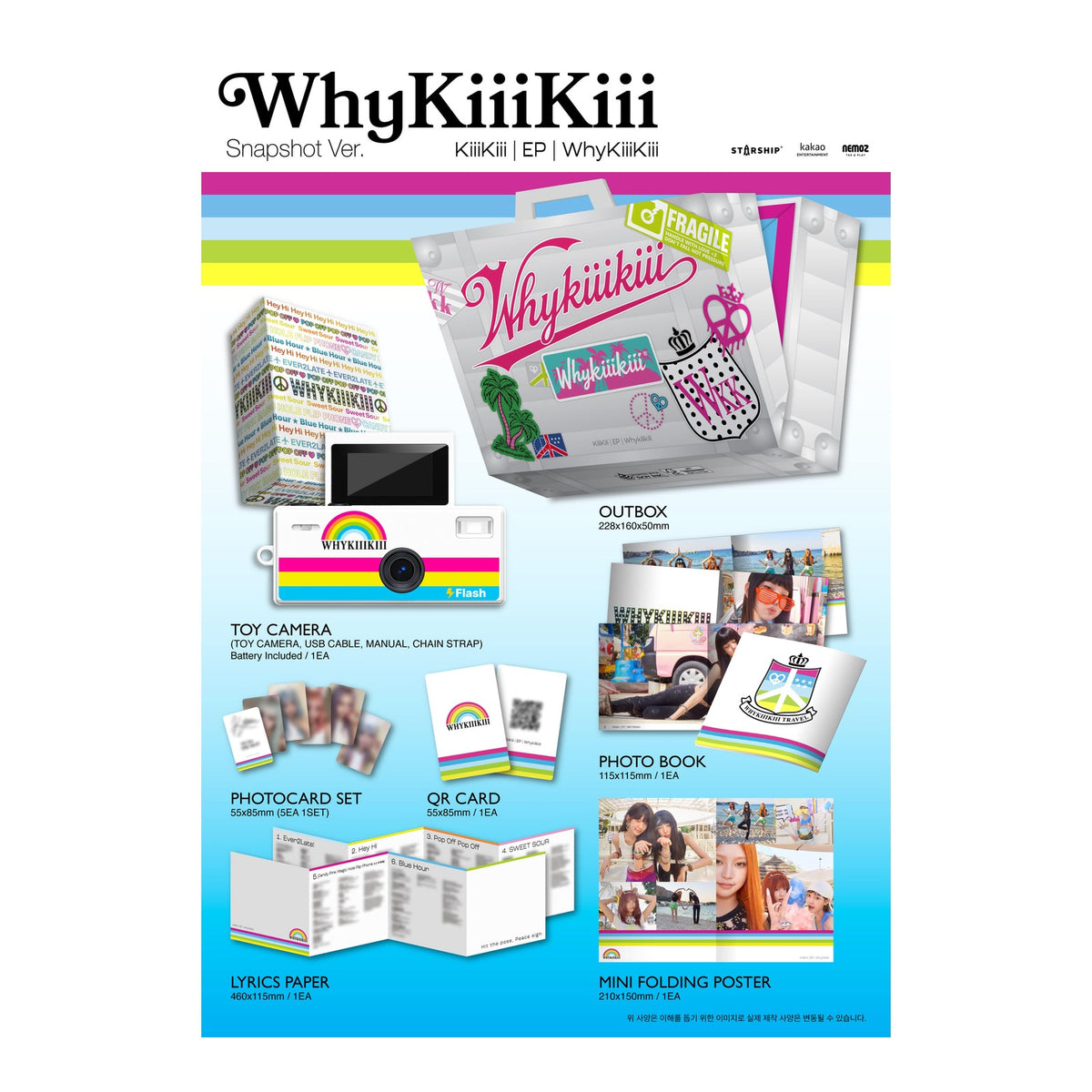 KiiiKiii EP WhyKiiiKiii (SNAPSHOT ver.) Limited Edition - image 2