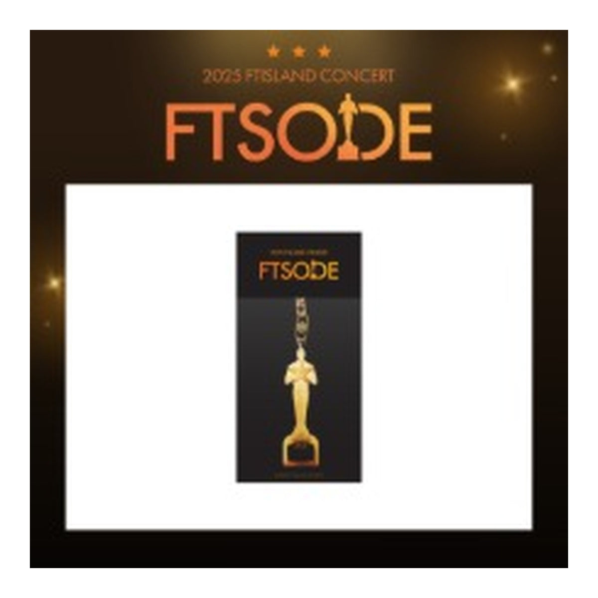 2025 FTISLAND CONCERT 'FTSODE' MD _ TROPHY BOTTLE OPENER KEYRING - image 2