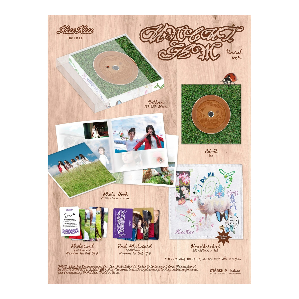KiiiKiii The 1st EP UNCUT GEM (UNCUT ver.) - image 2