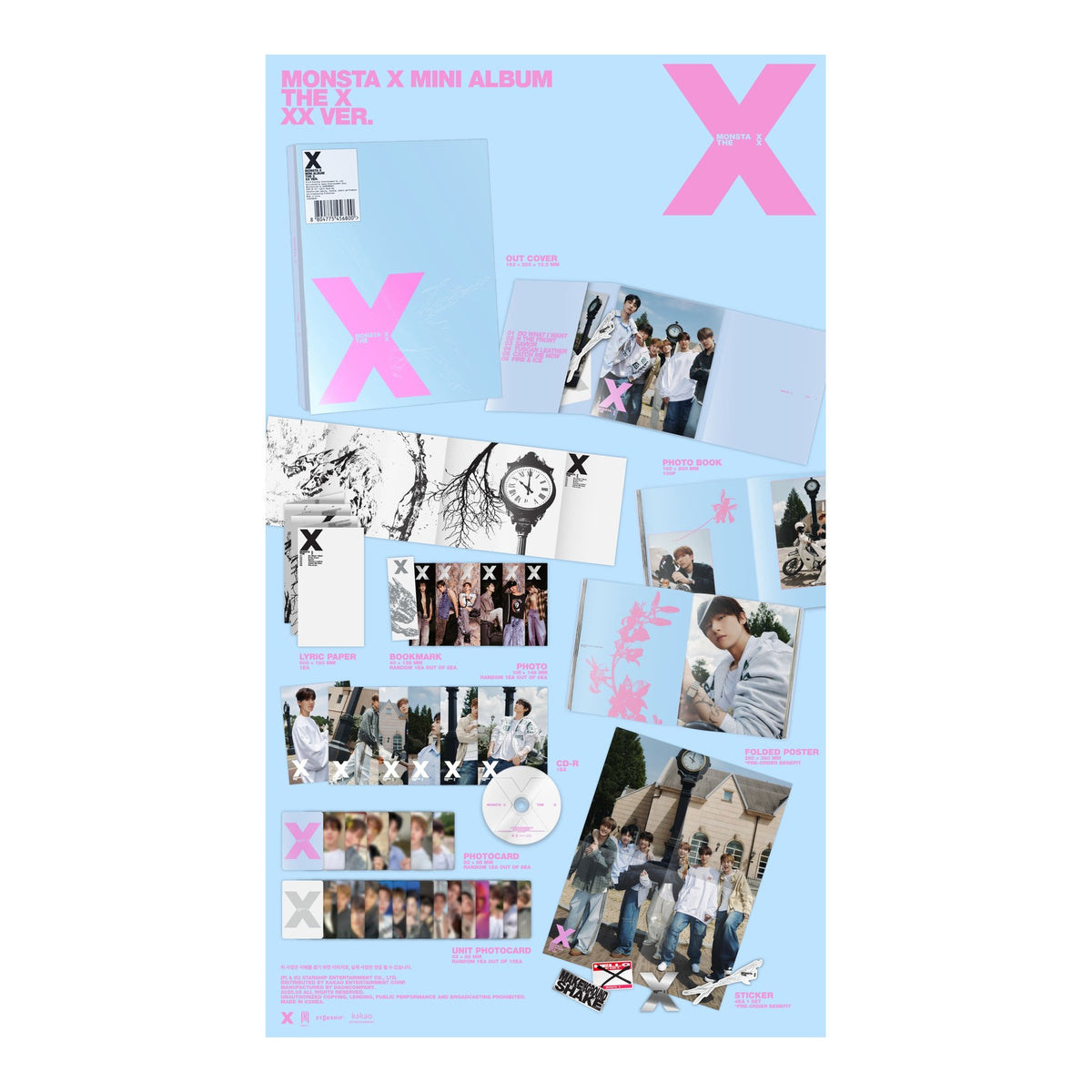 (XX VER.) MONSTA X MINI ALBUM THE X - image 2