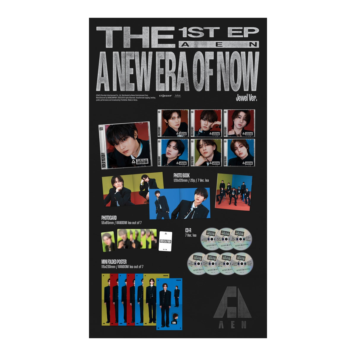 (Jewel Ver. / HARU) AEN THE 1ST EP [A NEW ERA OF NOW] - image 2