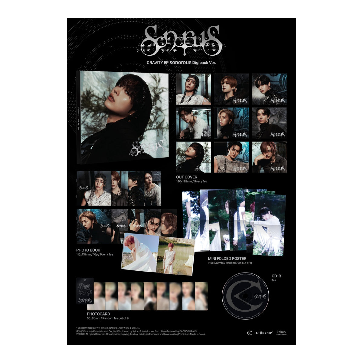 CRAVITY EP sonorous DIGIPACK WOOBIN Version - image 2