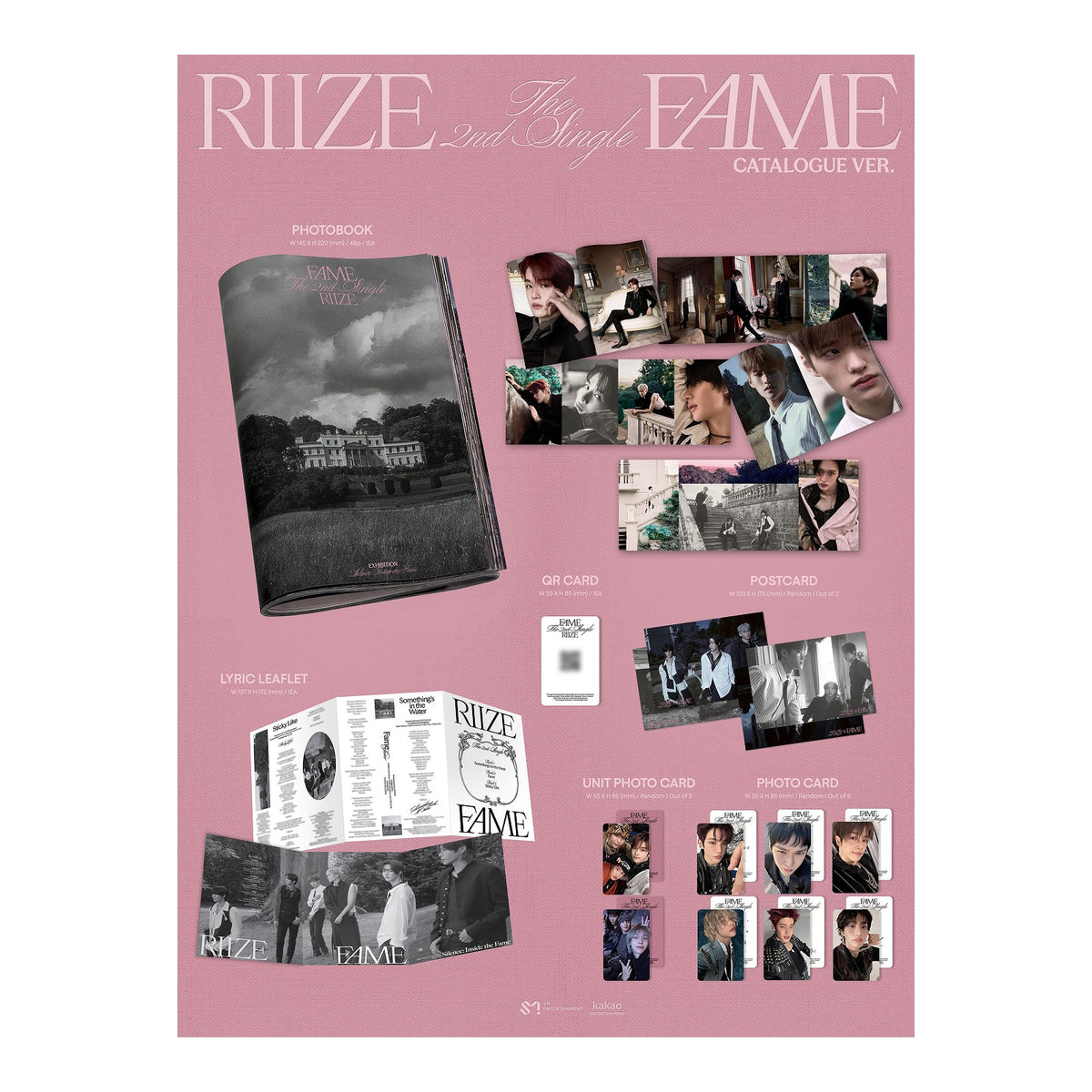 RIIZE The 2nd Single [Fame] (Catalogue Ver.) (SMART ALBUM) - image 2