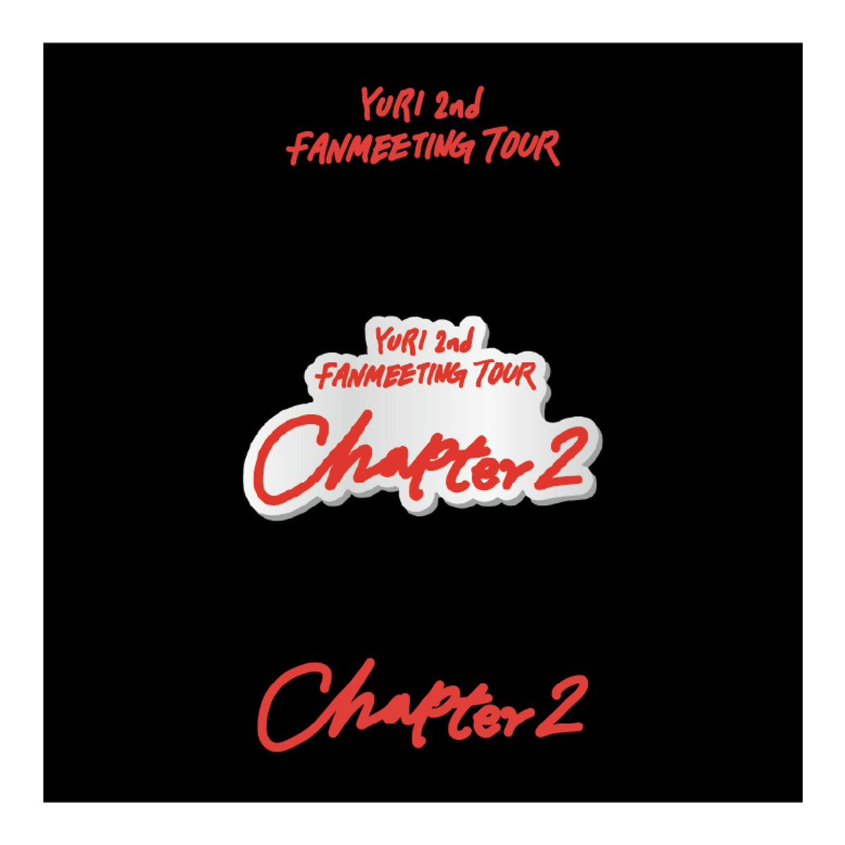 2023 YURI 2nd FANMEETING TOUR [Chapter 2] BADGE [LOGO ver.] - image 2