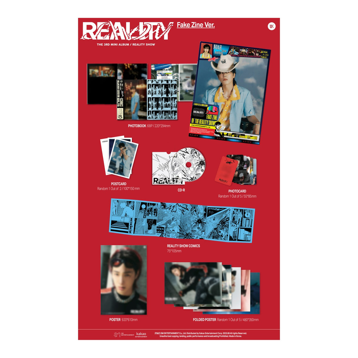 U-KNOW The 3rd mini Album [Reality Show] (Fake Zine Ver.) - image 2