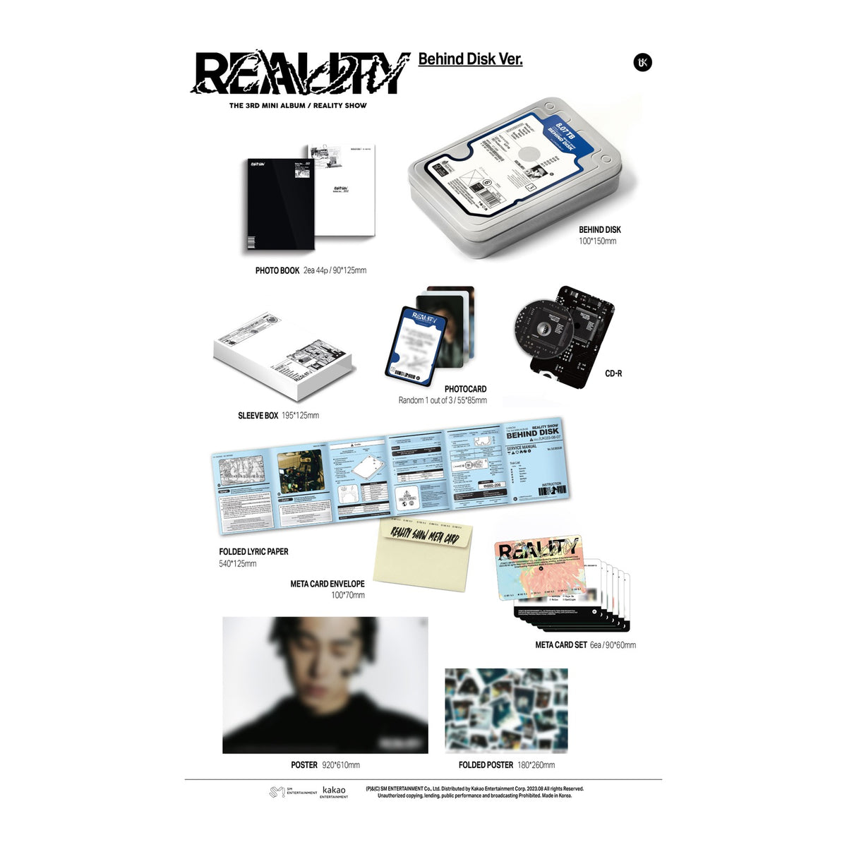 U-KNOW The 3rd Mini Album [Reality Show] (Behind Disk Ver.) (First Press Limited Edition) - image 2
