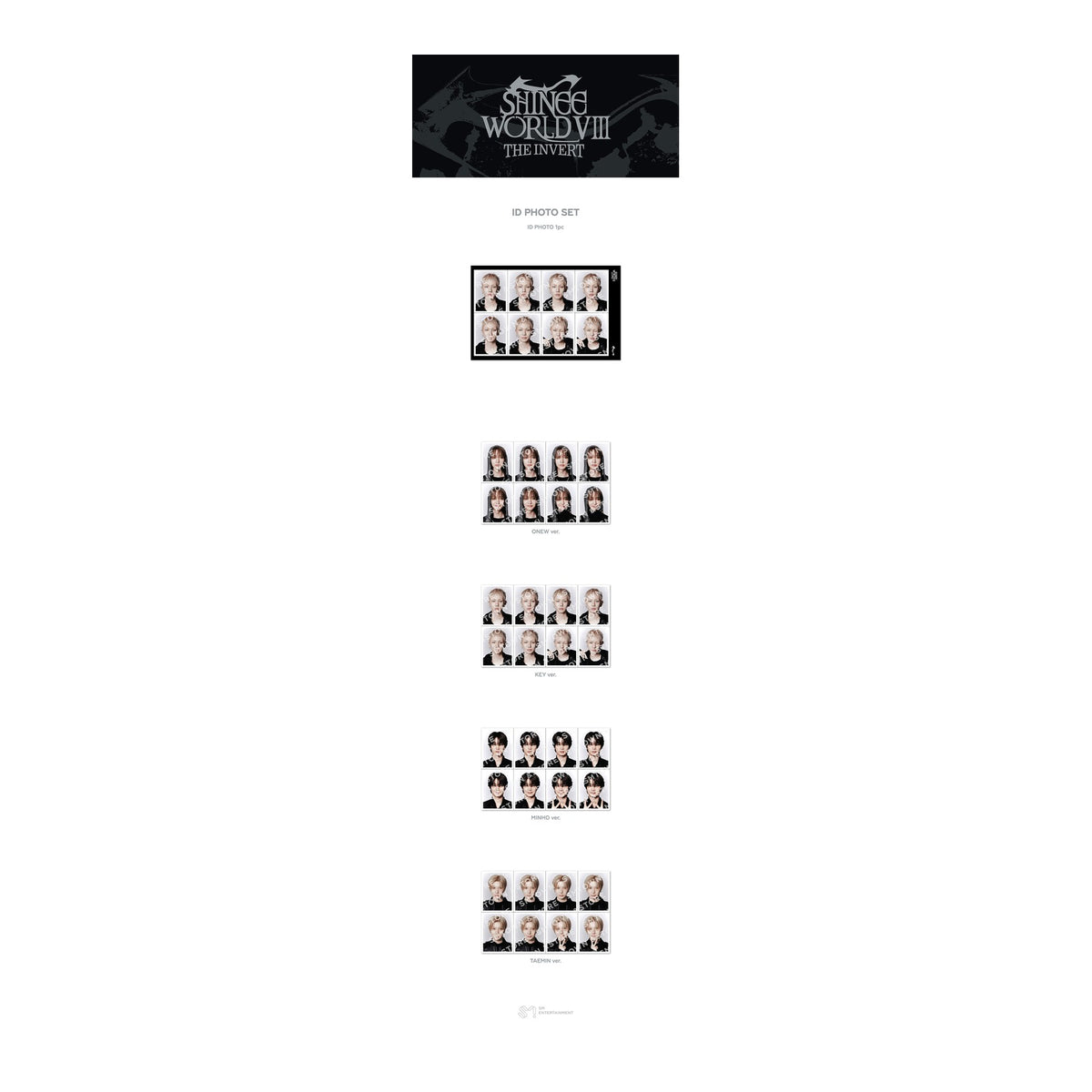 2026 SHINee WORLD VIII : [THE INVERT] ID PHOTO SET - image 2