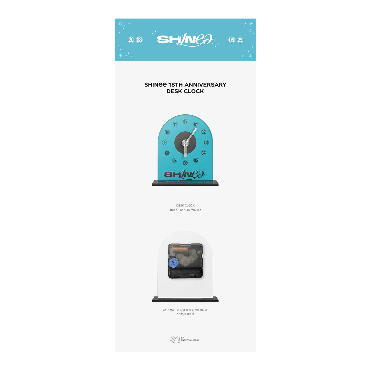 SHINee 18th Anniversary DESK CLOCK - image 2