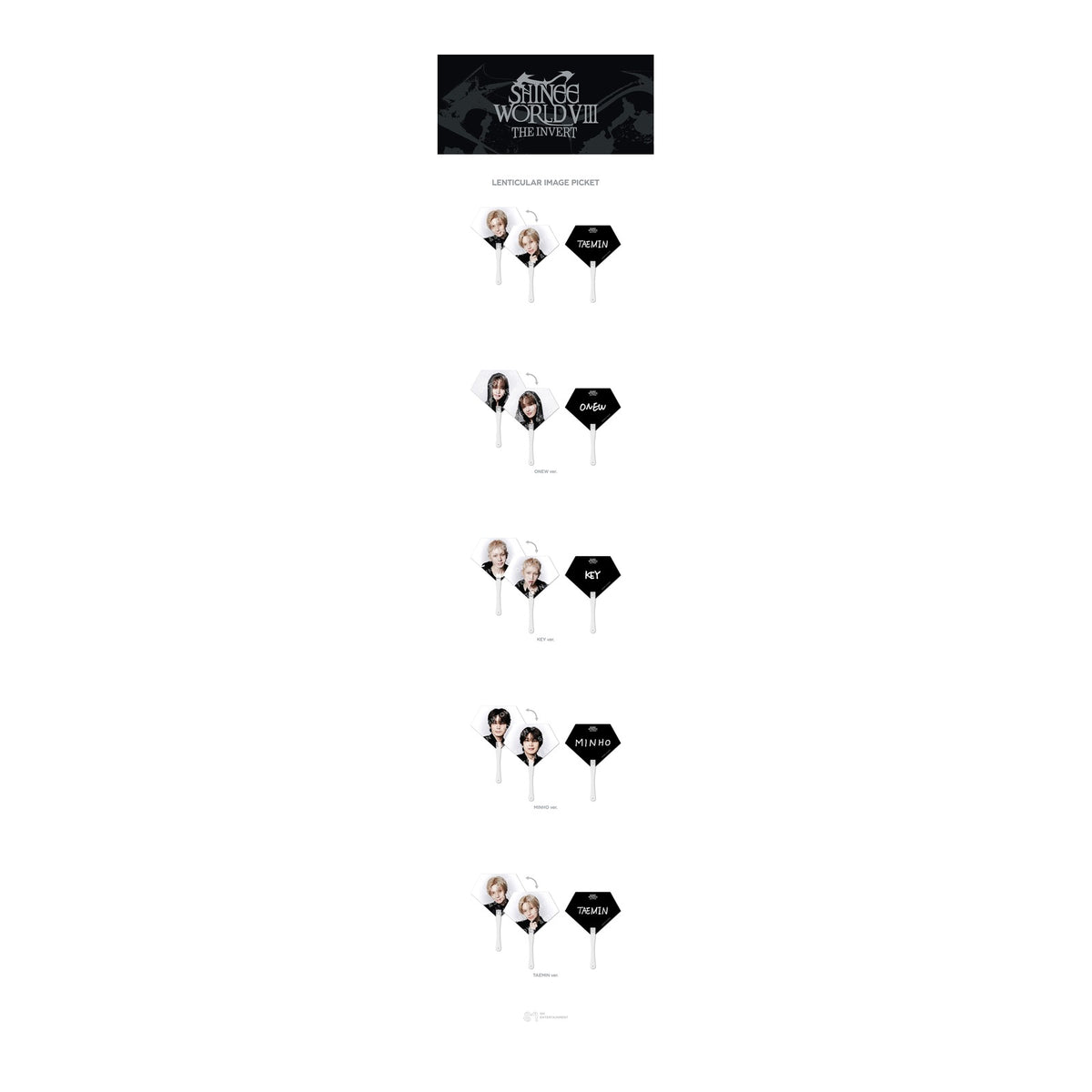 2026 SHINee WORLD VIII : [THE INVERT] LENTICULAR IMAGE PICKET - image 2