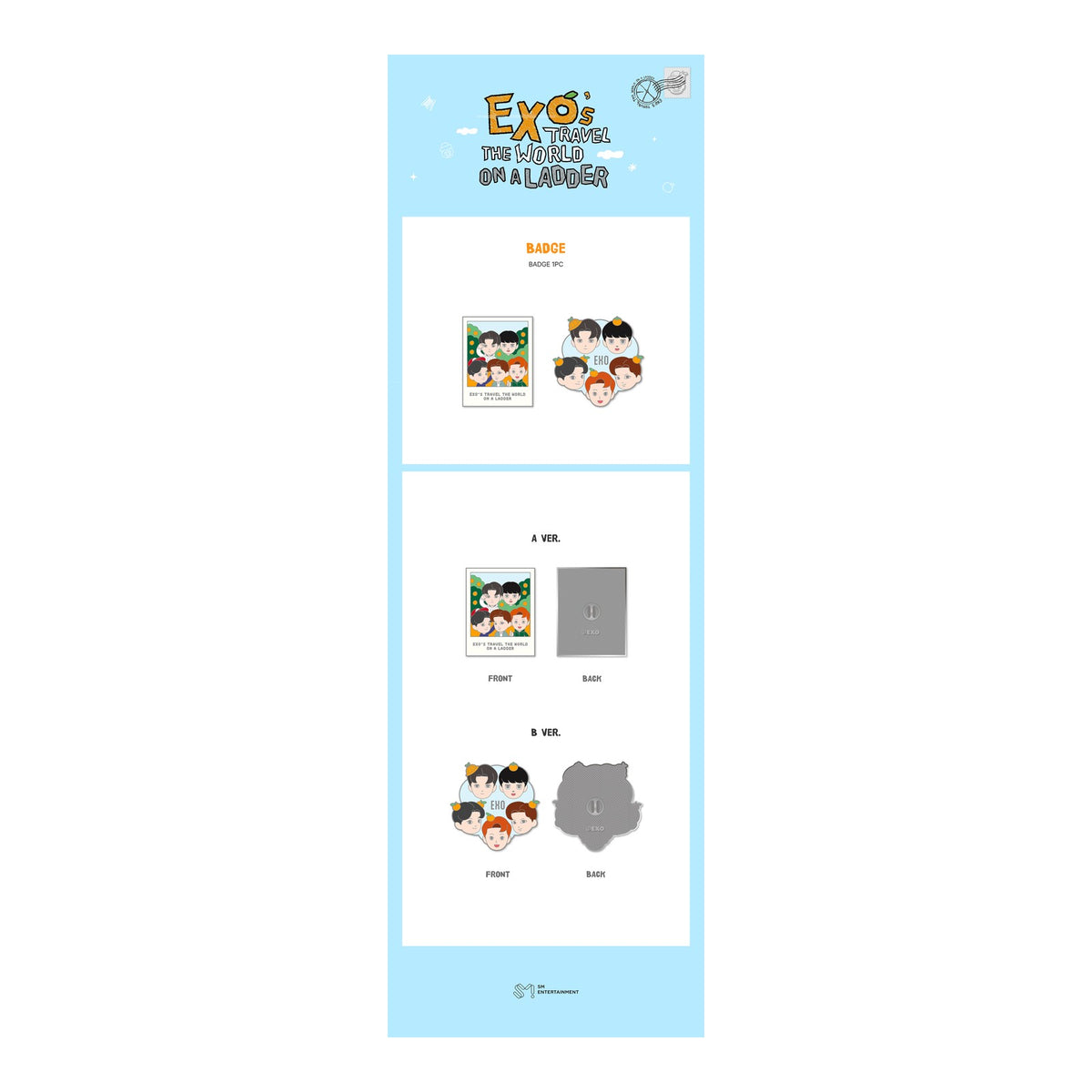 EXO [EXO's Ladder Travel 5] Badge - image 2