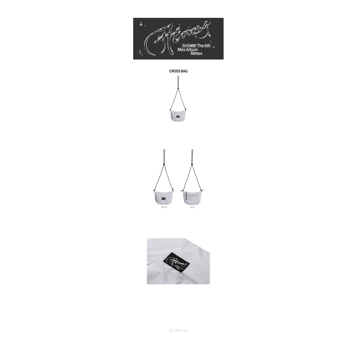 2026 SHINee 6th Mini Album [Atmos] POP-UP CROSS BAG - image 2