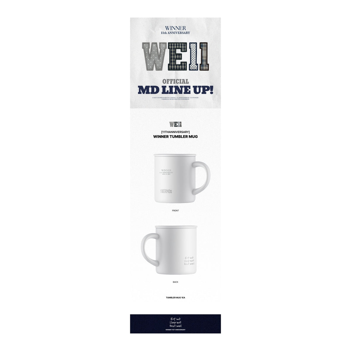 [11THANNIVERSARY] WINNER TUMBLER MUG - image 3