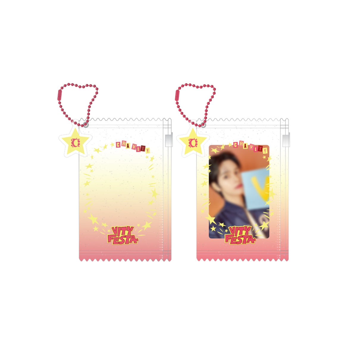 CRAVITY VITY FESTA Photocard Pouch + 1 Random Photocard Official product packshot